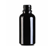 Glass Bottle 10ml PP18 Black - Pack of 12 pieces