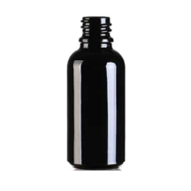 Glass Bottle 50ml PP18 Black - Pack of 12 pieces